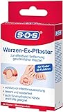 SOS Warzen-Ex Pflaster - Warzenpflaster zur Entfernung gewöhnlicher Warzen an Hand und Fuß - wasserfest - für Kinder ab 6 J. - 24 Pflaster