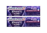 2x blend-a-med 3DWhite Luxe Glamorous WHITE Zahnpasta 75 ml
