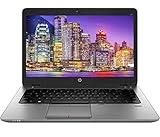 HP EliteBook 840 G2 Business Notebook mit 14 Zoll HD Display, Intel Core i7 CPU, 8GB RAM, 256GB SSD, Windows 10, (Renewed)