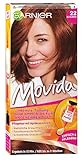 Garnier Tönung, Pflege-Creme, Intensiv-Tönung Haarfarbe, für leuchtende Farben, auch für graues Haar, ohne Ammoniak, Movida, 22 Rotkupfer, 3er Pack