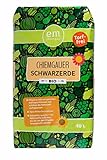 Chiemgauer Terra Preta Bio-Schwarzerde - Torffrei 40 L, vorgedüngt & klimafreundlich - Balkonbepflanzung, Hochbeet, Topfplanzen & Gartenbeet