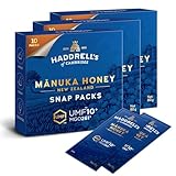Haddrell’s Manuka Honig Snap Packs MGO 250+ 3er Pack – 30x 8g Portionen für Outdoor-Aktivitäten – Zertifizierter Manukahonig aus Neuseeland, perfekt für Wanderungen, Camping, Ausdauersport & unterwegs