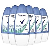 Rexona MotionSense Deo Roll-On Shower Fresh - Anti-Transpirant mit 48 Stunden Schutz gegen starkes Schwitzen und Körpergeruch - 50 ml (6er-Pack)