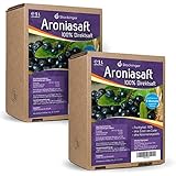 2 x 5L Obsthof Stockinger Aroniasaft - Muttersaft Bag in Box Aronia - Direktsaft , Sparpaket