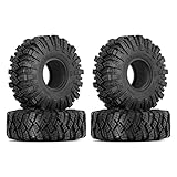 INJORA 1.9 Reifen Mud Terrain Laufrad Kraken Claw Reifen für Axial SCX10 Pro UTB18 TRX4 Redcat VS4-10 Redcat Gen 8 7 Pro Enduro 1/10 RC Crawler Auto, 4PCS