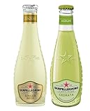 48er-Pack Testpaket San Pellegrino Cedrata Alkoholfreies Getränk + Ginger Beer Alkoholfreies Getränk mit Noten von Ingwer 20cl Einweg-Glasflasche