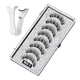 Magnetische Wimpern, 8-teilig, kein Kleber, magnetische Wimpern mit Applikator, Wispy Lashes, wiederverwendbare Wimpernverlängerungs-Cluster zu Hause