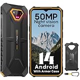 Ulefone Armor X13 Outdoor Smartphone Android 14, 50MP+24MP Nachtsicht, 12GB + 64GB/256GB SD, Octa Core 6320mAh 6,52'' Handy ohne vertrag 4G Dual SIM IP68 Fingerabdruck ID NFC GPS-2 Jahre Garantie