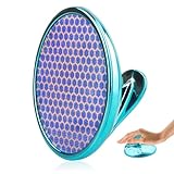 LJOINEG Upgraded Glass Foot File Healing Tissue Remover, Portable Handheld Foot Scrubber Dead Skin, Heel Scraper for Shower Feet, Foot Care Soft Foot Tool