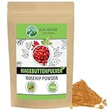 Hagebuttenpulver 1kg, 100% naturrein, schonend gemahlen, natürlich ohne Zusätze, vegan, Hagebuttenmehl, Hagebuttengranulat