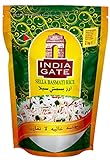 INDIA GATE Sella Basmati Rice, parboiled (aus Indien, feines Langkorn) aromatisch, Vorratspackung - 1er Pack (1 x 1 kg)