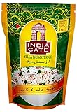 INDIA GATE Sella Basmati Rice, parboiled (aus Indien, feines Langkorn) aromatisch, Vorratspackung - 1er Pack (1 x 1 kg)