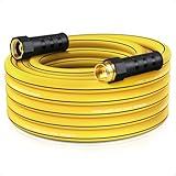 EOOIO Robuster Gartenschlauch, 1,6 cm x 7,6 m, knickfest, leicht, Hybrid, auslaufsicher, trinkwassersicher