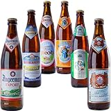Premium Bayerische Biere Set - 6er oder 12er Pack 0,5L | Traditionelle Geschmacksreise | Ideal für Genießer & Geschenk (6)