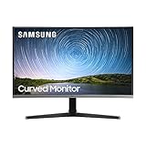 Samsung Curved Monitor C27R504FHP, 27 Zoll, VA-Panel, Full HD-Auflösung, AMD FreeSync, Reaktionszeit 4 ms, Krümmung 1800R, Bildwiederholrate 60 Hz, Dunkelblau-Grau