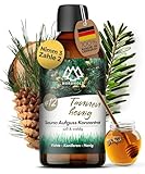 NORDHOLZ® Saunaaufguss [54 Sorten 15ml, 100ml, 250ml] - Sauna Aufgussmittel für intensive & erholsame - Sauna Zubehör (#12 Tannenhonig, 100ml)