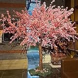 Sohodoo Handgemachter japanischer künstlicher Kirschblütenbaum, Simulationspflanze, künstliche Seidenblume for Büro, Schlafzimmer, Wohnzimmer, Party, Hochzeitsdekor(1.5mx1.2m)