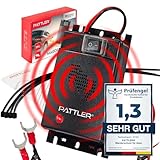 PATTLER® Marderschreck Auto - Marderabwehr mit Ultraschall. Anschluss an 12V Autobatterie. Sofortiger & Langfristiger Marderschutz im Motorraum