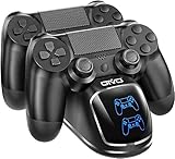 PS4 Controller Ladestation, Playstation 4 Controller Ladestation mit 1,8 Stunden Ladechip, PS4 Charger Dock Staion, Controller Ladestation für Sony Playstation 4/PS4/Pro/PS4 Slim Controller