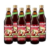 RABENHORST Scharfes Gemüse BIO 6er Pack (6 x700 ml) - Hochwertiger Gemüsesaft aus verschiedenen Gemüsesorten mit intensiv-scharfer Note