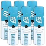 6 er Pack 8x4 Deospray N°19 Pure Freshness Deodorant 6 x 150 ml