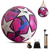 Komplettes Profi-Fußball-Set, Größe 5, für das Training – Geschenk zum Geburtstag für Jungen inklusive. Offizieller Ball, Tragetasche, Luftpumpe & hochwertiges Zubehör (4)