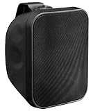 Pronomic OLS-5 BK DJ PA Outdoor-Lautsprecher für Garten, Terrasse, Restaurant (80 Watt, Schutzart IP56, 8 Ohm, 5,25' Woofer) schwarz
