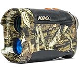 AOFAR HX-1200T Entfernungsmesser Jagd 5-1200 Yards, Winkel und horizontalem Abstand, Wasserdichter Tarn-Entfernungsmesser, 6X 25mm, Entfernungs- und Bogenmodus, kostenloses Batterie-Geschenkpaket