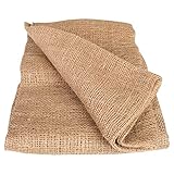 NOOR Premium Jute-Decke 1 x 3 m I Jute-Zuschnitt Natur zum Adventskalender selber basteln, als Deko-Material oder als Frostschutz für Pflanzen I Jute-Winterschutz für Topf- und Kübelpflanzen