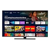 MEDION X15533 (MD 30076) 138,8 cm (55 Zoll) QLED Fernseher (Android TV, 4K Ultra HD, Dolby Vision HDR, Dolby Atmos, Netflix, Prime Video, Google Chromecast & Assistant)