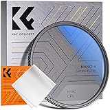 K&F Concept K-Serie 77mm Slim Zirkularer Polfilter Polarisationsfilter CPL Filter Cirkular Polfilter Optisches Glas & Aluminium für Foto-Kameraobjektive