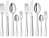 Silit Midi Besteck Set 6 Personen, 30-teilig, Monobloc-Messer, Crominox Edelstahl 18/10 poliert, glänzend, spülmaschinengeeignet (Packung mit 2)