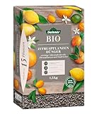 Dehner Bio Zitruspflanzendünger, hochwertiger Dünger für Zitruspflanzen, organischer NPK-Dünger, mit Spurennährstoffen, ökologisch wertvoll, natürliche Langzeitwirkung, 1.5 kg
