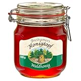 Breitsamer Honig Honigtopf Wald 1.000g flüssig - Kräftig, herb-würziger Waldhonig im traditionellen Bügelglas von bewährter Imkerqualität (1 x 1kg)