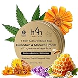 Bio Ringelblumensalbe Wundsalbe mit Manuka Honig & Propolis – Hochdosierte Calendula Creme für Neurodermitis, Ekzeme & Trockene Haut – | Regeneriert & Pflegt Ohne Kortison