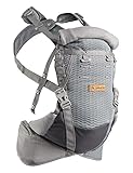 VAUDE Amare Baby Carrier Babytrage Neugeborene ab Geburt bis 3 Jahre, Kraxe Kindertrage, Rücken- und Bauchtrage Baby, Bewegungsfreiheit & komfortables Material