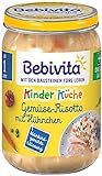Bebivita Kinder-Küche 1-3 Jahre Gemüse-Risotto mit Hühnchen, 6er Pack (6 x 250g)