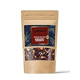 Larico Premium Tee Natürlicher Loser Früchtetee Cherry Delight 50g / Früchtchen Mix Hochwertiger Tee lose/Natürlicher Loser Tee/Mischung aus Kirschfrüchten, Ananas und Hibiskusblüten