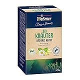 Meßmer Classic Moments Bio Kräuter | 100% Bio |Kräutertee | 18 Teebeutel