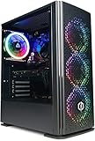CYBERPOWERPC Wyvern Gaming-PC - AMD Ryzen 5 4500, Nvidia RTX 3050, 16GB RAM, 500GB NVMe SSD, 650W PSU, Windows 11, Blaze RGB