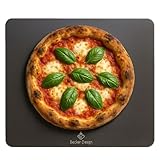 Becker Design® Backstahl 8mm für Backofen, Pizza, Brot & Grill (38 x 33cm) - Pizza-Stahl & Backplatte rechteckig (MADE IN EUROPE) - Stahlplatte für Ofen & Kochfeld (Baking Steel) groß