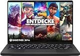 Asus ROG Zephyrus G14 Gaming Laptop | 14,0' 2K 120Hz matt IPS Display | AMD Ryzen 9-6900HS | 16 GB RAM | 1000 GB SSD | AMD RX 6800S | Windows 11 | QWERTZ Tastatur | Eclipse Grey |
