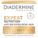 Diadermine Expert Nutrition – Anti-Aging-Tagescreme für das Gesicht – Reife, trockene bis sehr trockene Haut – pflegt und beruhigt die Haut – Formel mit Marula- und Omega 6-Öl – 50 ml