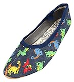 Beck Unisex Kinder Dinosaurus Gymnastikschuhe, Blau, 28 EU