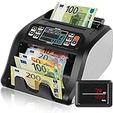 Jubula MV-300 Geldzählmaschine für gemischte Geldscheine | UV/MG/MT/IR/DD usw. | Sicher | Exakt | EUR USD GBP | Banknotenzähler | Geldzähler | Banknotenzählmaschine | Geldscheinzähler