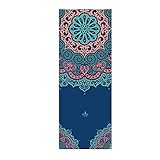 Morbuy Mikrofaser Hot Yoga Handtuch, Yoga Mat 185x65cm rutschfest Fitnesstuch Weich Atmungsaktiv Antirutsch Yogatuch Gilt für Fitness Ausbildung (185x65cm,Muster 1)