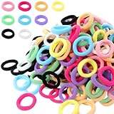 Hanyousheng 200 Stück Haargummis, 9 Farben Haargummi Damen, Zopfgummi, Haarband, Gummibänder Haarbänder, Haargummis Klein, Haargummi Mädchen, für Mädchen Mann Frauen, Mehrfarbig