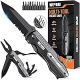 WEARXI Geschenke für Männer, Multitool Taschenmesser, Vatertagsgeschenk für Papa, Klappmesser, Geburtstagsgeschenk Gadgets für Männer, Messer Outdoor, Männergeschenke für Papa, Geschenk Vatertag