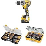 DeWalt Akku-Schlagbohrschrauber & TSTAK Universalset/MaxiSet & 32-tlg. Schrauberbit-Set