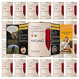 NOLANO - DELICRET - 24x 400g San Marzano Tomate Dose DOP | ganz & geschält | Pizzatomaten & + NEAPOLITANISCHE PIZZA REZEPTE (24x 400g)